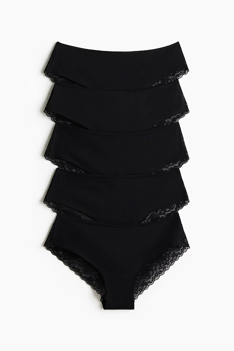 Lot de 5 culottes taille basse
