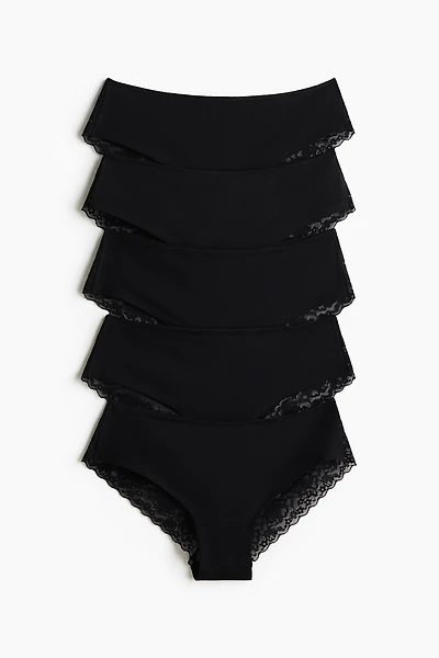 Lot de 5 culottes taille basse