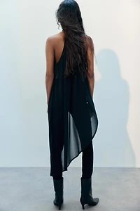 Asymmetric Halterneck Top