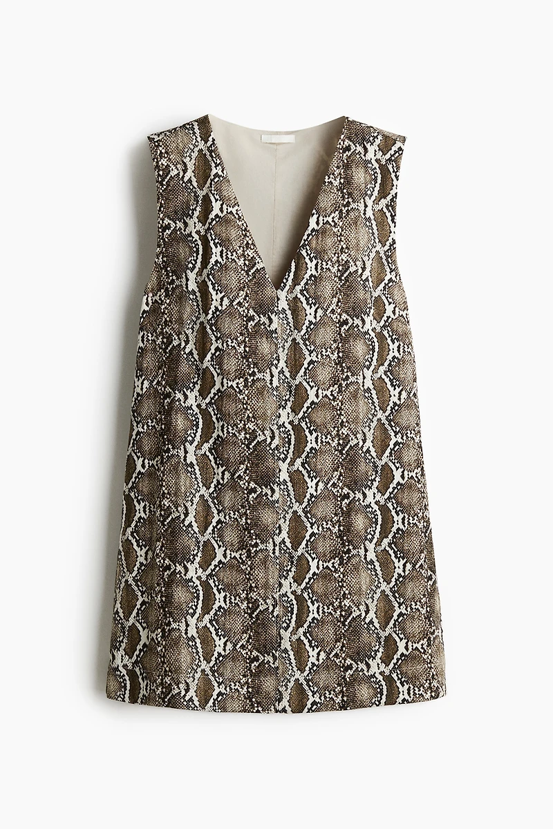 V-Neck Shift Dress