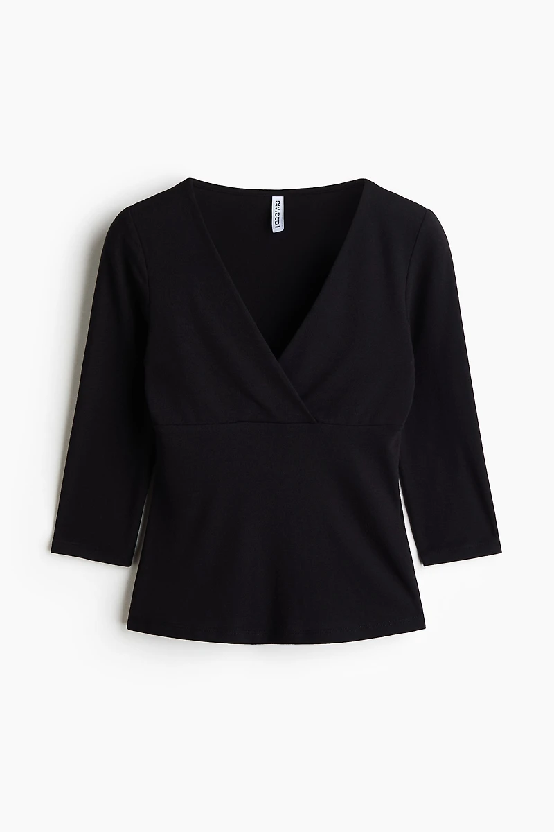 V-Neck Jersey Top