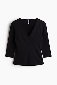 V-Neck Jersey Top