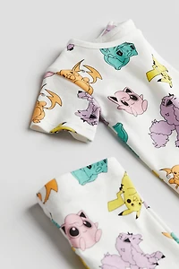 Pyjama Bien Ajusté en jersey imprimé