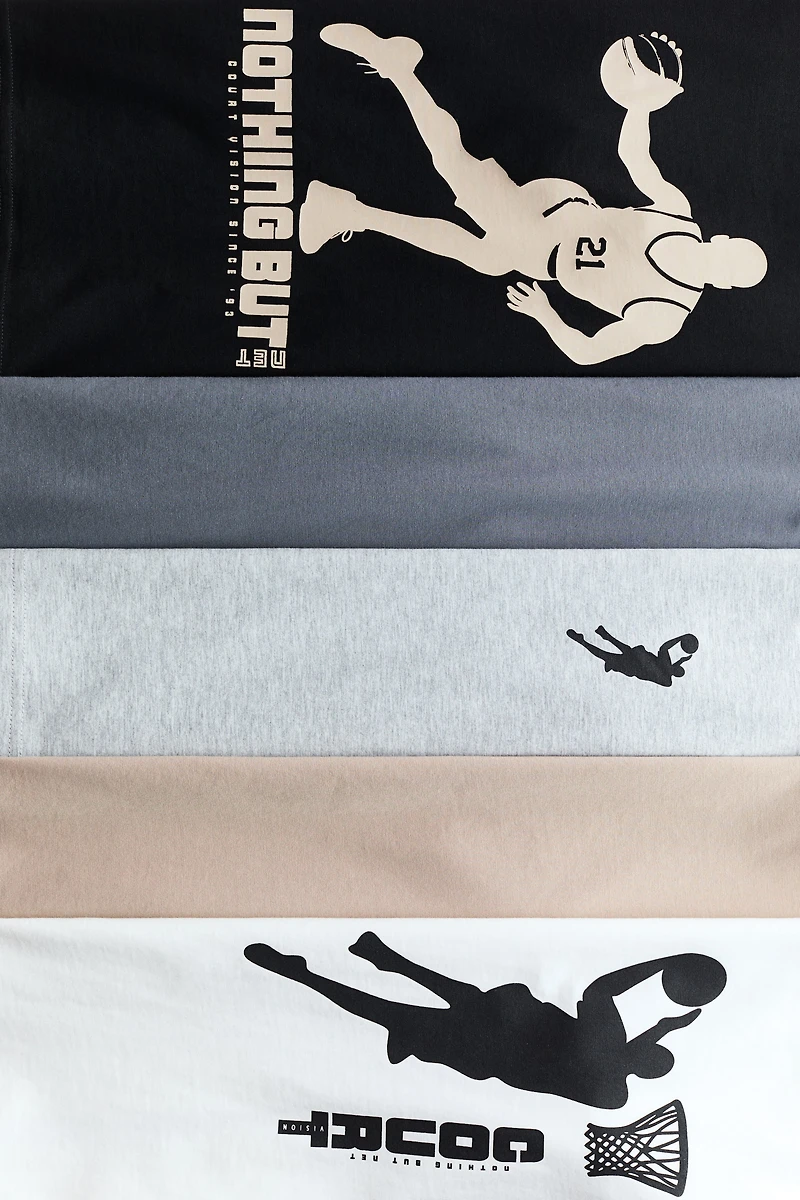 5-pack Cotton T-Shirts