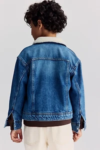 Flannel-Lined Denim Jacket