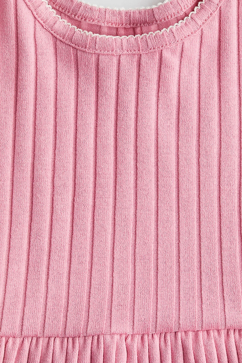 Rib-Knit Dress