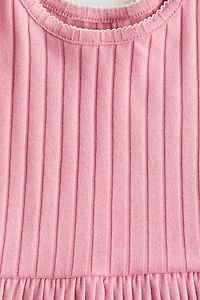 Rib-Knit Dress
