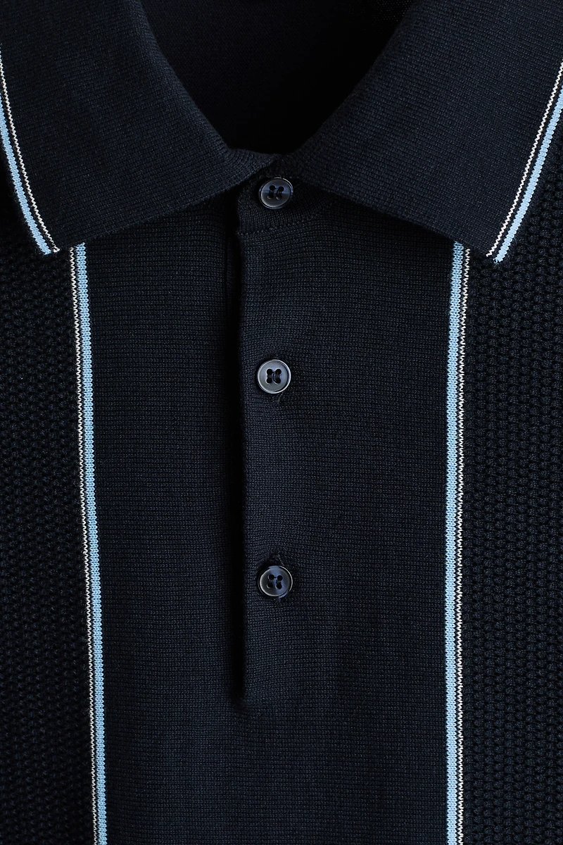 Polo classique en tricot de coton