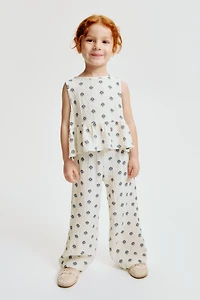 2-Piece Crinkled Jersey Set