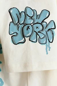 Loose-Fit Printed T-Shirt