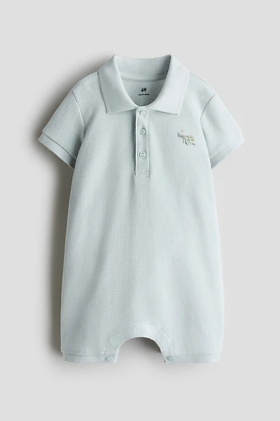 Romper Suit with Collar