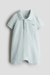 Romper Suit with Collar