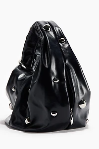 Sac à main avec détail en métal