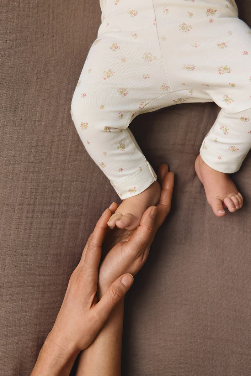 Lot de 2 leggings en jersey coton