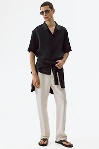 Relaxed-Fit Linen Resort Shirt