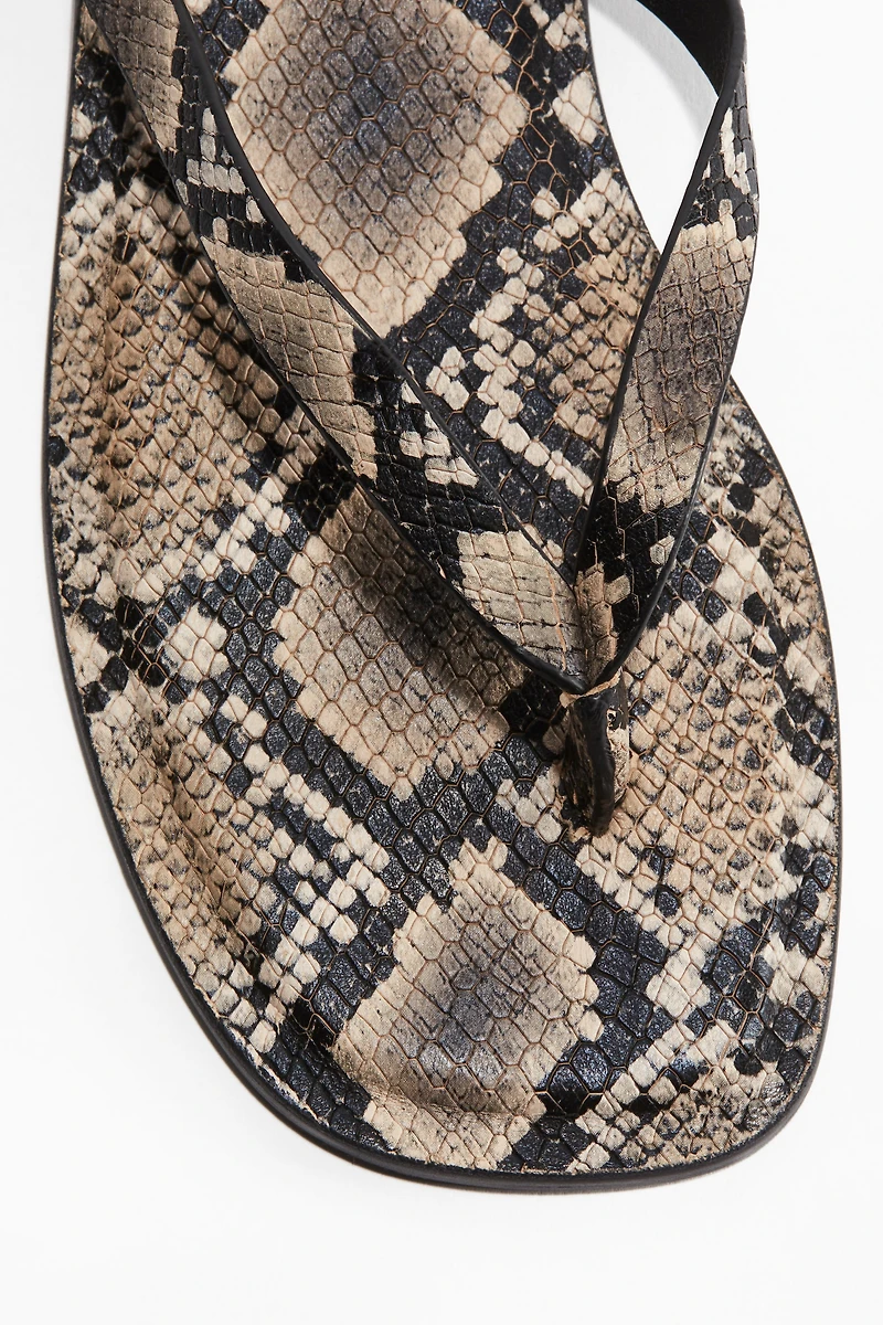 Leather Flip-Flops