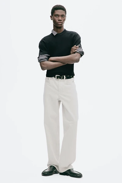 Slim-Fit Knit Wool-Blend T-Shirt