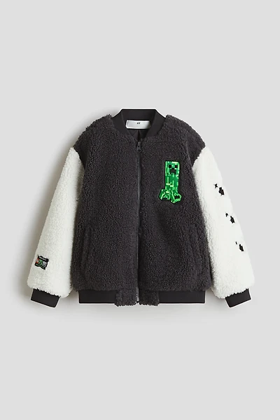 Blouson aviateur en polar