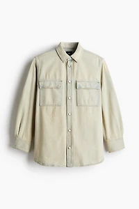 Chemise ample en denim