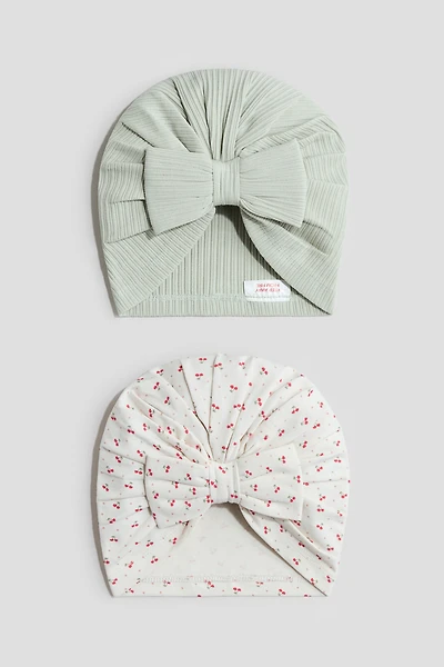 2-pack Knot-detail Hats