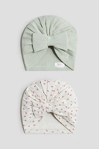 2-pack Knot-detail Hats