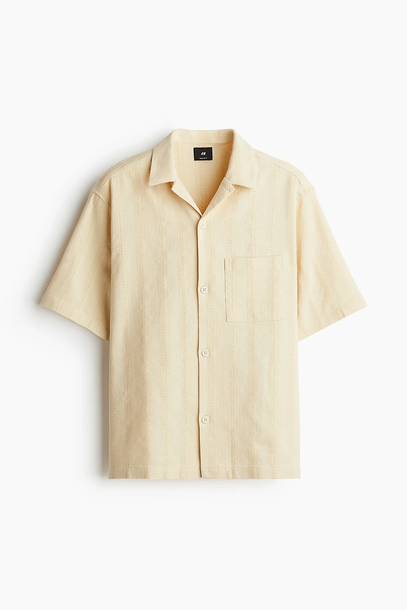Regular-Fit Textured Resort Shirt