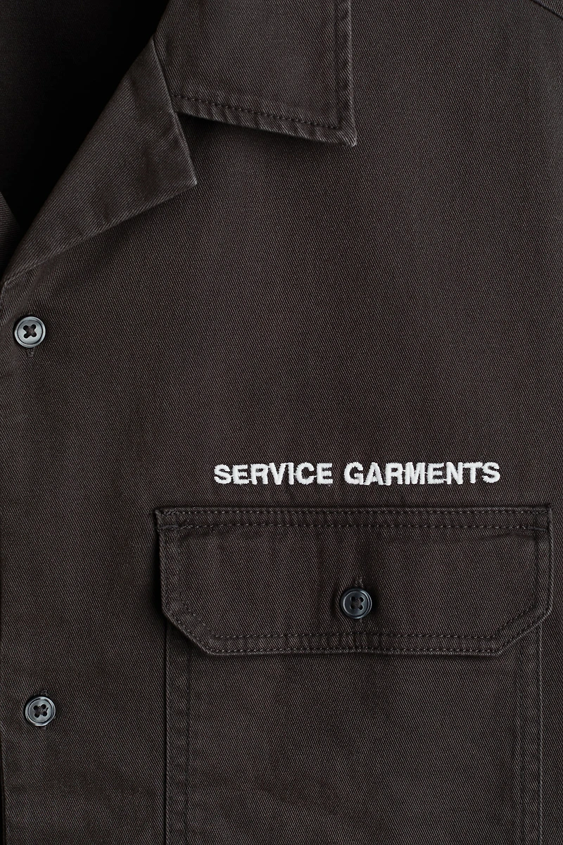 Relaxed-Fit Short-Sleeved Utility Shirt