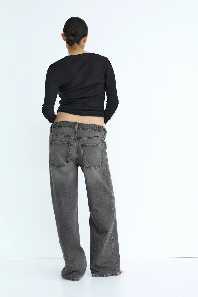MAMA Wide Low Waist Jeans