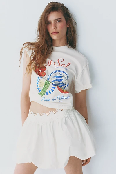 Printed Cotton T-Shirt