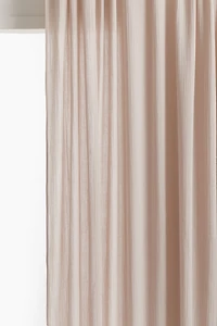 2-pack long muslin curtain lengths