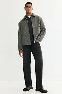 Regular-Fit Felted Overshirt
