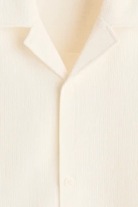 Chemise décontractée à col cubain