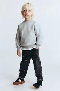 Regular-Fit Printed Jeans