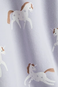 Brushed-Inside Sweatshirt with Printed Motif