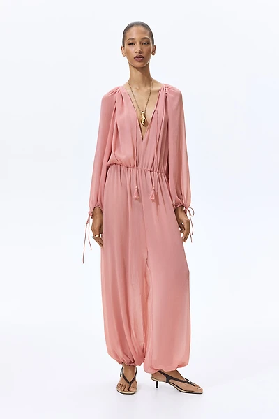 Oversized Balloon-Leg Jumpsuit