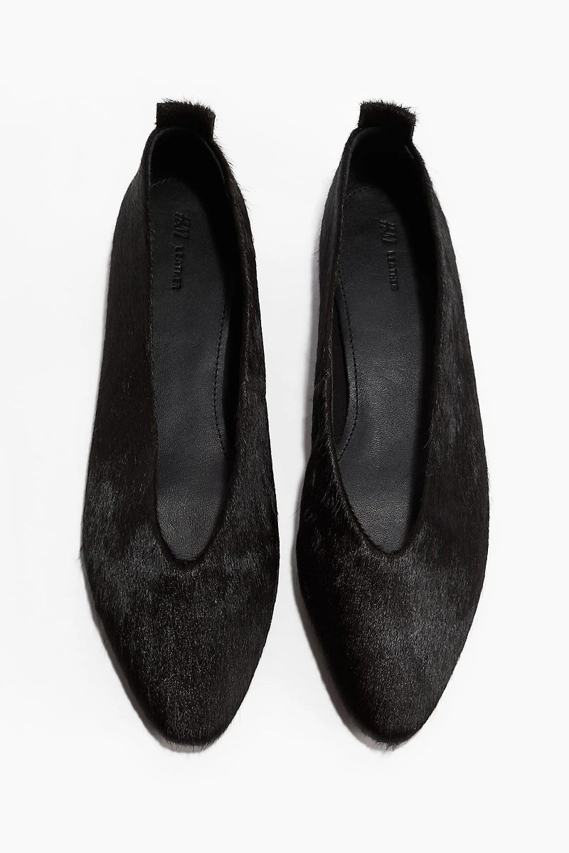 Leather Ballet Flats