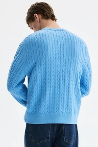 Chandail classique en tricot torsadé