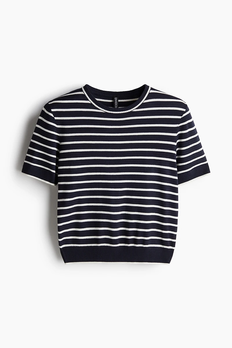 Fine-Knit T-Shirt