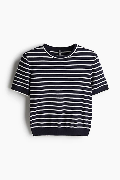 Fine-Knit T-Shirt