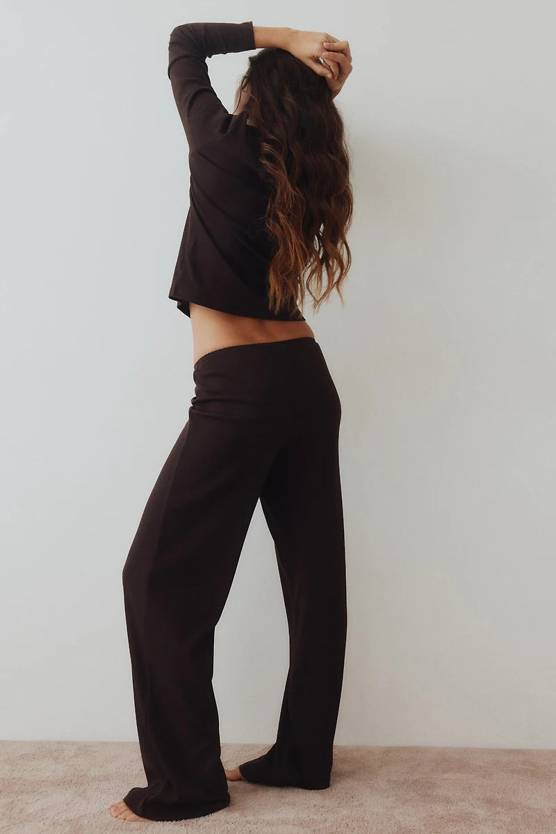 Ribbed Jersey Pajamas