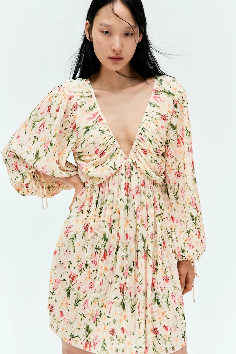 Plissé Dress