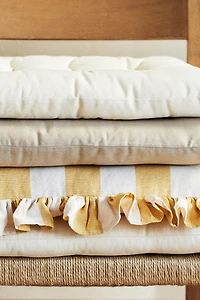 Lot de 2 coussins chaise en coton