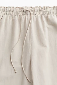 Linen-blend Pants