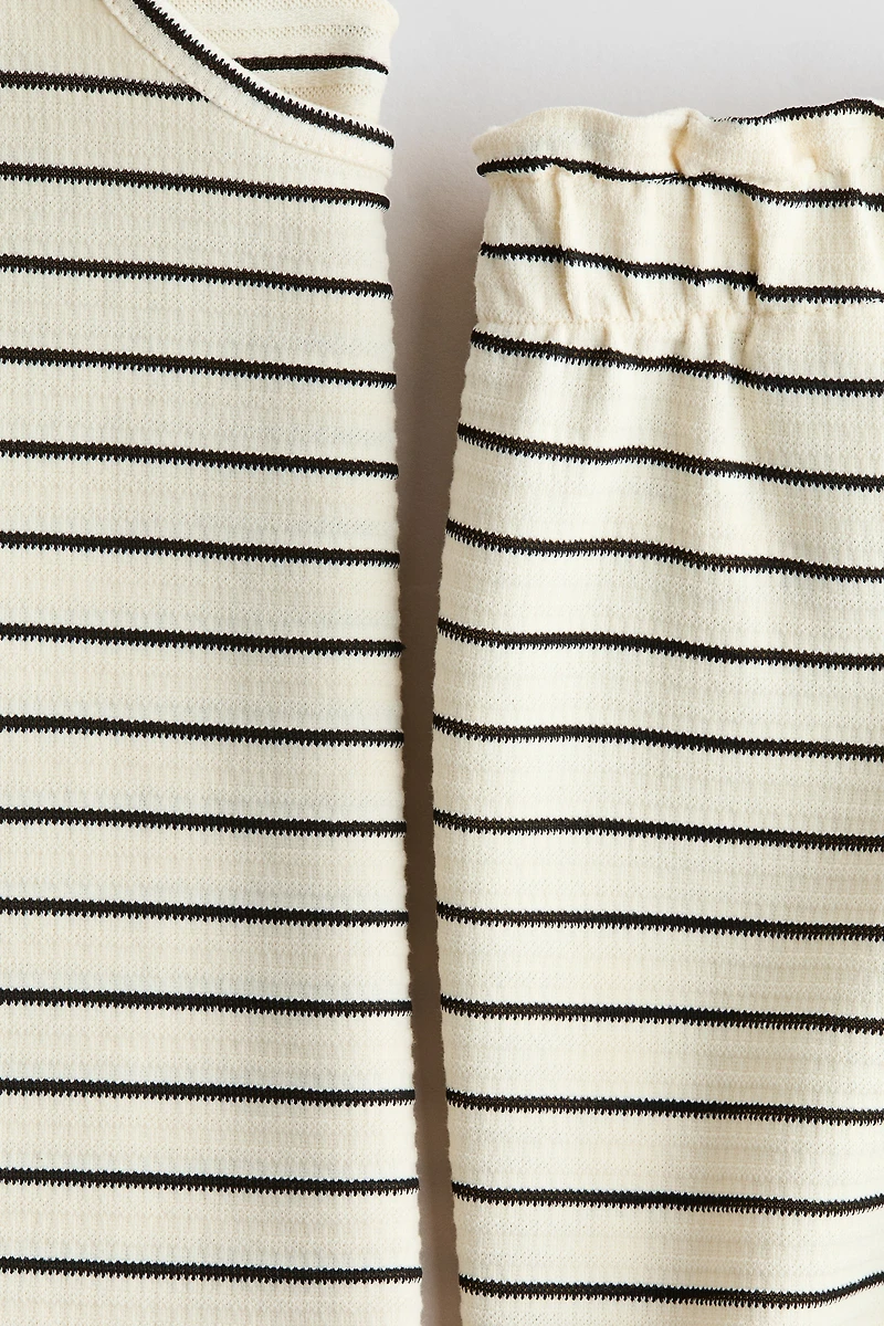 Ensemble 2 pièces en jersey texturé