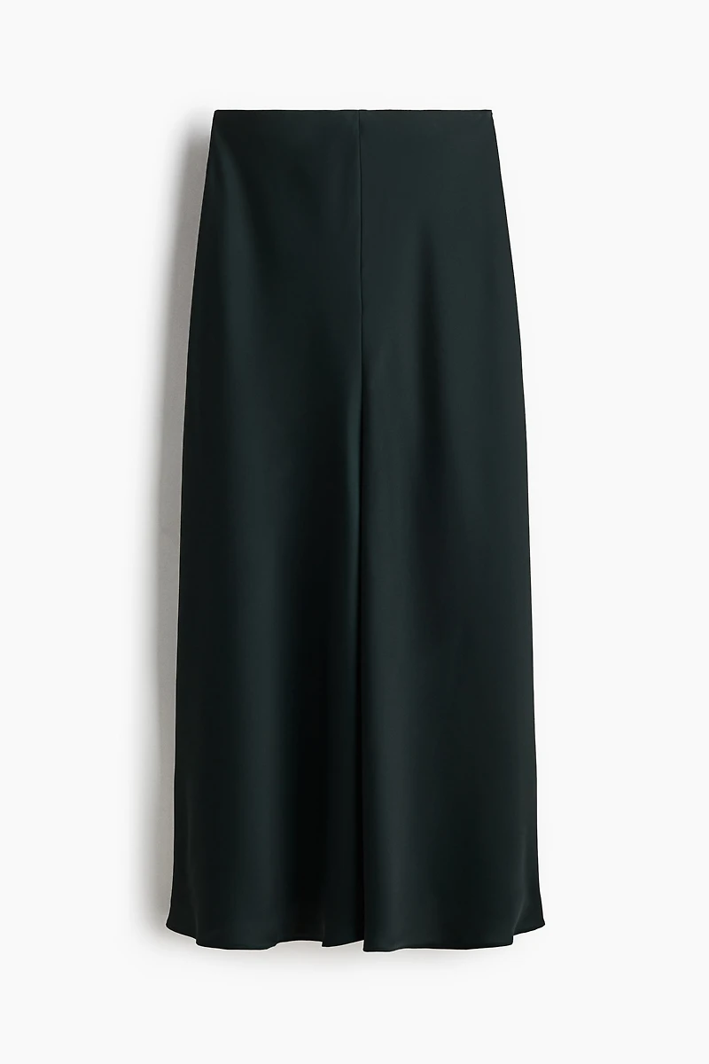 Jupe maxi en satin