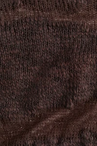 Sheer-Panel Sweater