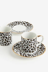 2-pack Espresso Cup and Saucer