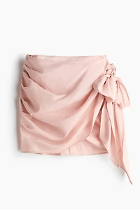 Draped Wrap Skirt