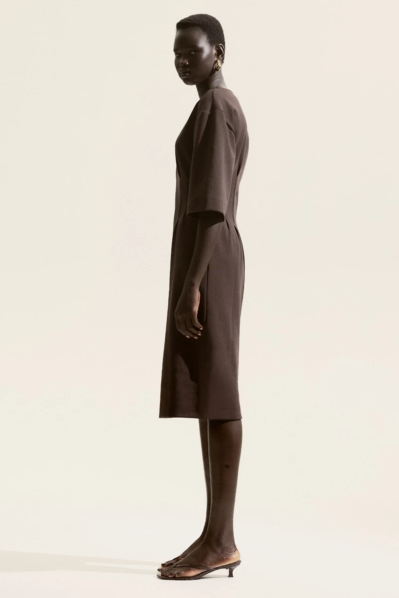 Defined-Waist T-Shirt Dress