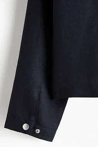 Regular-Fit Linen-Blend Jacket